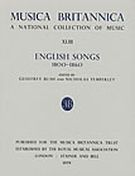 English Songs, 1800-1860.