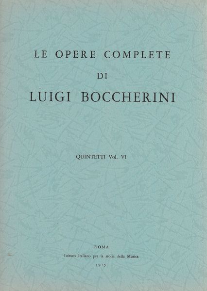 Quintetti, Op. 25 : Nos. 31-36.