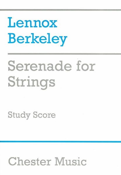 Serenade For Strings, Op. 12.