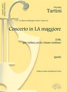 Concerto In la Maggiore D 96 : Per Violino, Archi E Basso Continuo.