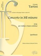 Concerto In Mi Minore D 56 : Per Violino, Strings E Basso Continuo.