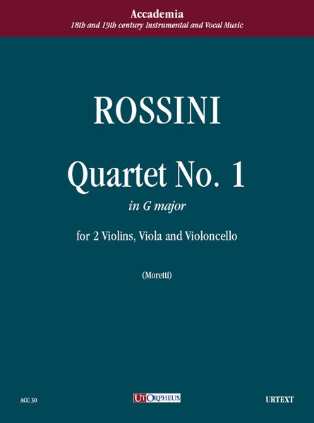 Quartetto N. 1 In Sol Maggiore : Per 2 Violini, Viola E Violoncello.