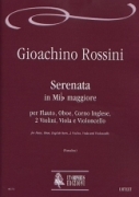 Serenata In Mi Bemolle Maggiore : Per Flauto, Oboe, Corno Inglese, 2 Violini, Viola E Violoncello.