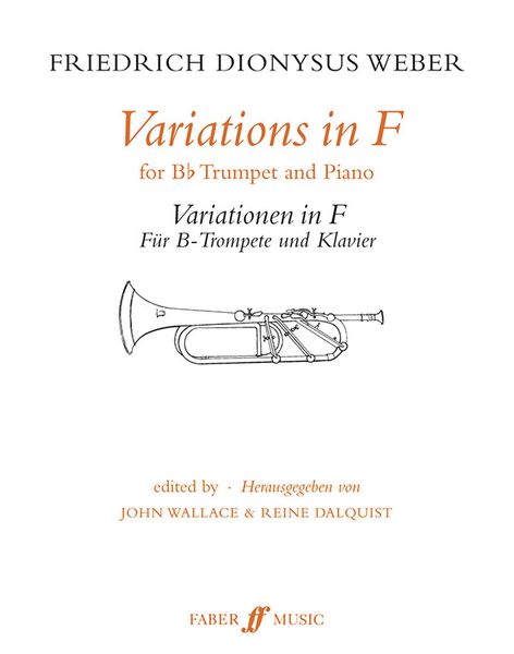 Variations In F : For Trumpet and Piano.