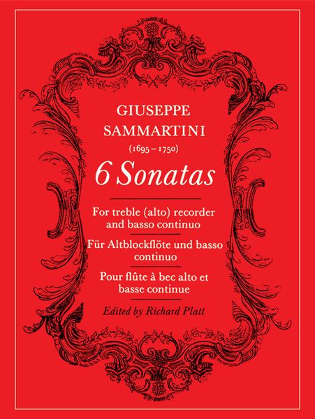 Six Sonatas : Treble Recorder.