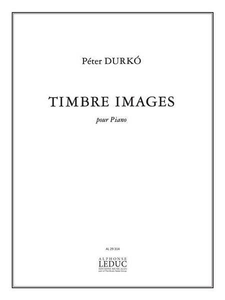 Timbre Images : Pour Piano.