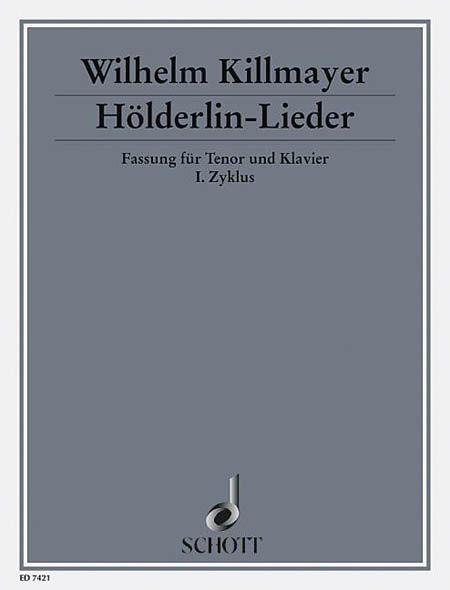 Holderlin-Lieder, I Zyklus (1983-87) : For Tenor and Piano.