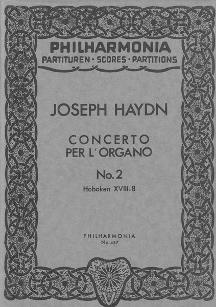Concerto Per l'Organo, No. 2, Hob.XVIII.8.