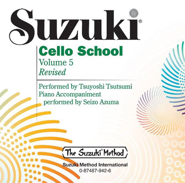Suzuki Cello School, Vol. 5 : Compact Disc.