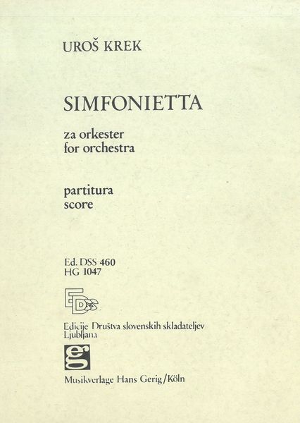 Simfonietta : For Orchestra.