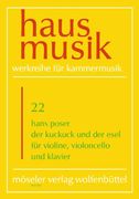 Variationen Über Das Lied, der Kuckuck und der Esel : Für Violine, Violoncello und Klavier.
