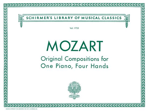 Original Compositions For Piano, 4 Hands.
