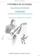Andante : Pour Hautbois (Ou Flute) Et Ensemble De Guitares.