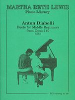 Duets For Middle Beginners From Op. 149, Book 1 / arranged by Martha Beth Lewis.