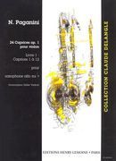 Twenty Four Caprices, Op. 1 : Pour Saxophone Alto Mib, Livre 1: Caprices 1 A 12.