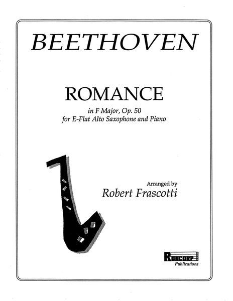 Romance In F Major : For Alto Saxophone and Piano / ed. by Robert Frascotti.