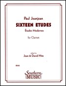 Sixteen Etudes : Etudes Modernes For Clarinet / edited by Jean and David Hite.