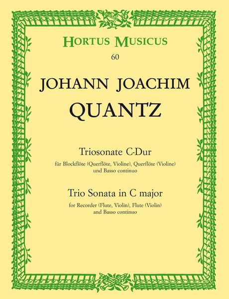 Trio Sonata In C Major : For Recorder, Flute And Basso Continuo.