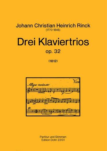 Drei Klaviertrios, Op. 32 (1812) / edited by Christoph Dohr.