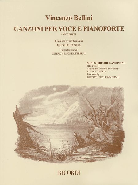 Canzoni Per Voce E Pianoforte (Voce Acuta) / edited by Elio Battaglia.