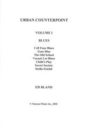Urban Counterpoint, Vol. 1 - Blues : For Piano.