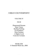 Urban Counterpoint, Vol. 4 - Film : For Piano.