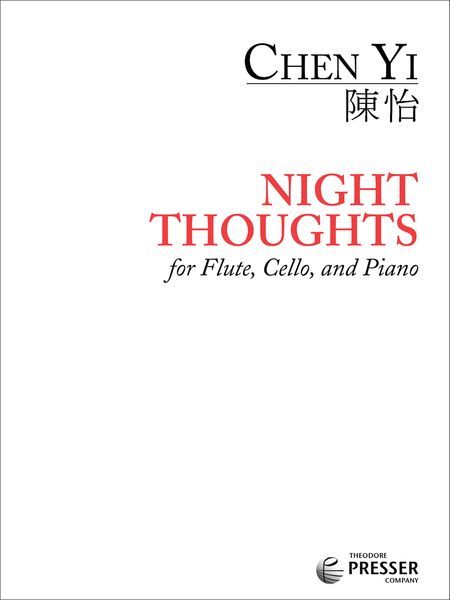 Night Thoughts : For Flute, Cello and Piano (2004).