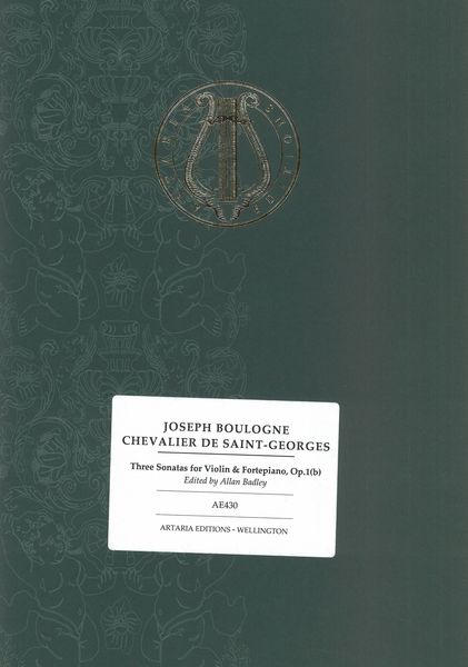 Three Sonatas : For Violin and Fortepiano, Op. 1(B) / edited by Allan Badley.