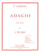 Adagio In G Minor : For Saxophone and Piano / arranged by J. Picard.