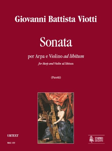 Sonata : Per Arpa E Violino Ad Libitum / edited by Anna Pasetti.