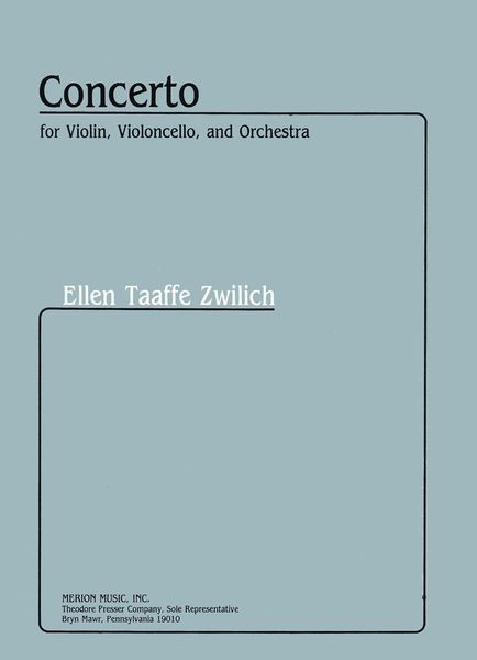 Concerto : For Violin, Violoncello, and Orchestra.