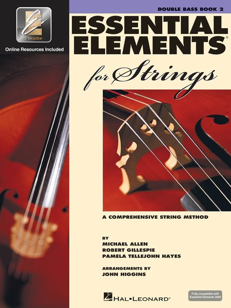Essential Elements 2000 For Strings, Book 2 : For String Bass - With EEI.