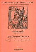 Zwei Canzonen A 2 In A und D : Für Violine (Cornetto), Viola Da Gamba (Fagott, Posaune) und B.C.