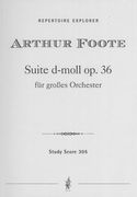 Suite D-Moll, Op. 36 : Für Grosses Orchester.