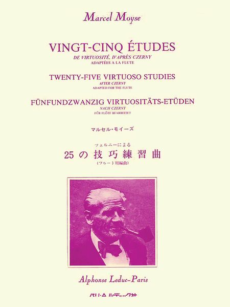 Twenty-Five Virtuoso Studies After Czerny : Adapted For The Flute.
