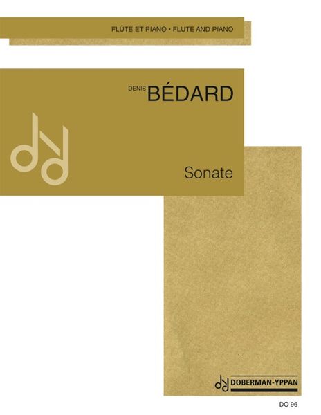 Sonate : For Flute and Piano. Intermediaire.
