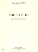 Souffle III : Pour Clarinette Et Piano.