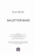 Ballet : For Band (2004).