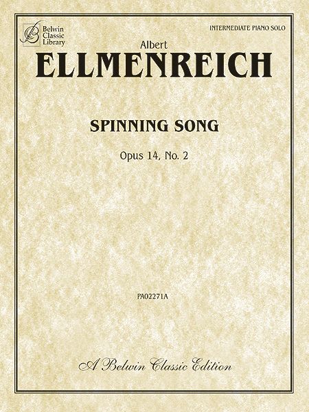 Spinning Song, Op. 14 No. 2 : For Piano Solo / edited by James L. King III.