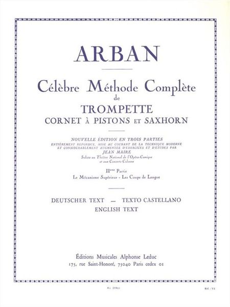 Methode, Vol. 2 : For Trompette.
