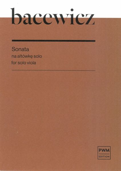 Sonata : Per Viola Solo.