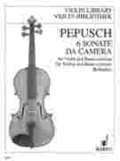 6 Sonate Da Camera : For Violin and Basso Continuo / Ed. by Walter Kolneder.