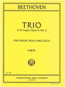 Trio In D Major, Op. 9 No. 2 : For Violin, Viola and Violoncello.