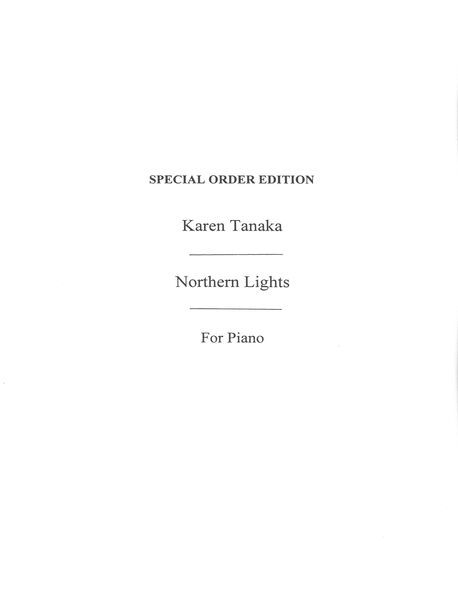 Northern Lights : For Piano (2002).