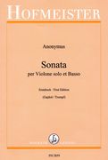 Sonata : Per Violone Solo Et Basso / edited by Miloslaw Gajdos and Klaus Trumpf.