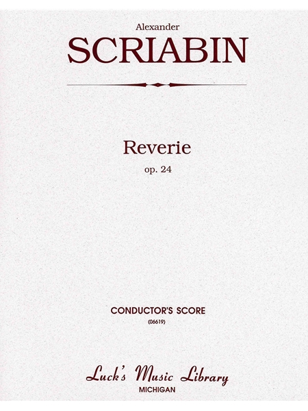 Reverie, Op. 24 : For Orchestra.