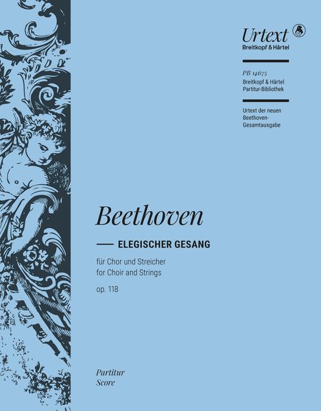 Elegischer Gesang : Für Chor und Streicher, Op. 118 / edited by Armin Raab.