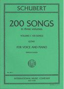 200 Songs, Vol. I : For Low Voice and Piano.