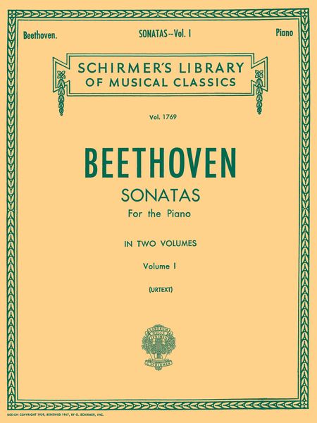 Sonatas, Vol. 1 : 18 Sonatas For Piano Solo / Editetd by Carl Krebs.