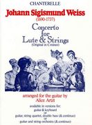 Concerto : For Lute and Strings (Original In C Minor) / arranged For Guitar by Alice Artzt.